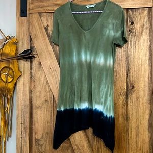 Tryst TieDye Long Tunic Tee